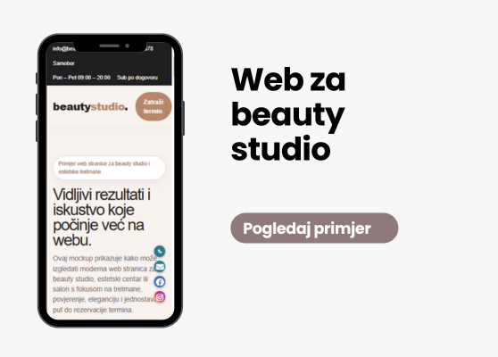 web za beauty studio